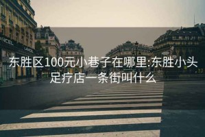 东胜区100元小巷子在哪里:东胜小头足疗店一条街叫什么