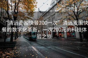 “清远麦围快餐200一次”清远麦围快餐的数字化革新，一次200元的科技体验之旅