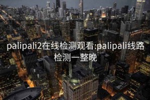 palipali2在线检测观看:palipali线路检测一整晚