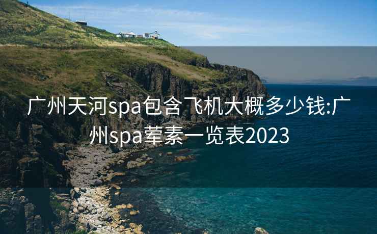 广州天河spa包含飞机大概多少钱:广州spa荤素一览表2023