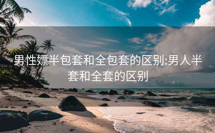 男性嫖半包套和全包套的区别:男人半套和全套的区别