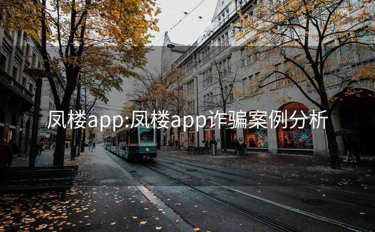 凤楼app:凤楼app诈骗案例分析