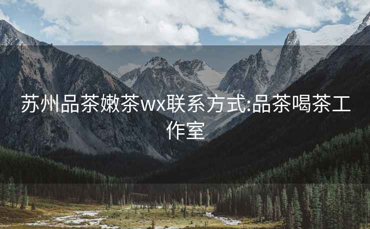 苏州品茶嫩茶wx联系方式:品茶喝茶工作室