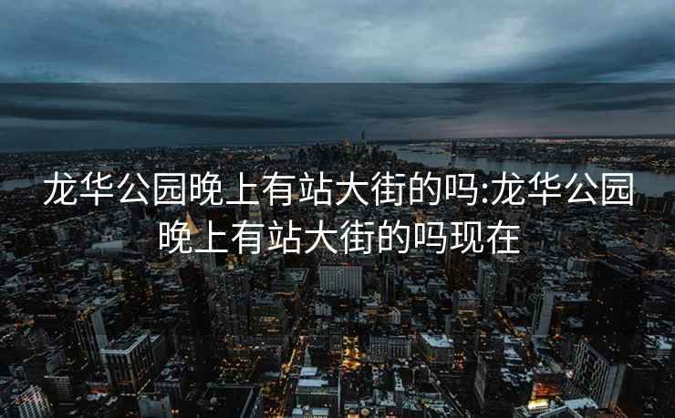 龙华公园晚上有站大街的吗:龙华公园晚上有站大街的吗现在