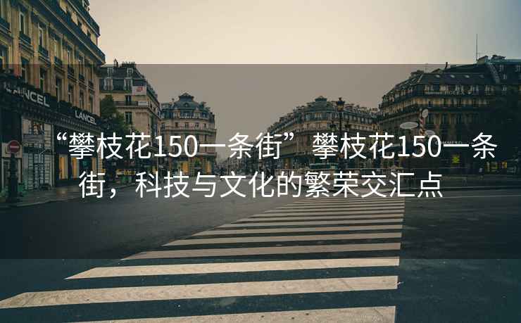 “攀枝花150一条街”攀枝花150一条街，科技与文化的繁荣交汇点