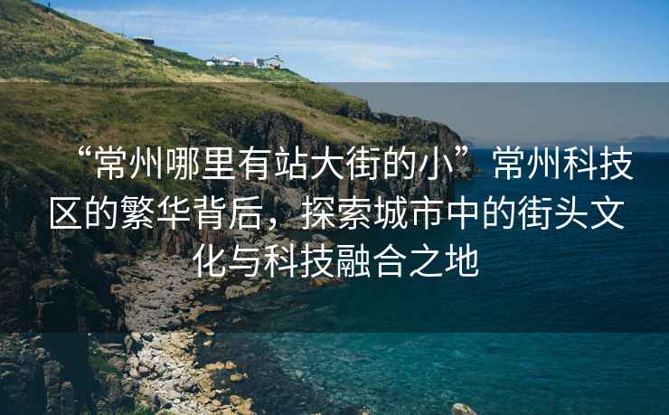 “常州哪里有站大街的小”常州科技区的繁华背后，探索城市中的街头文化与科技融合之地