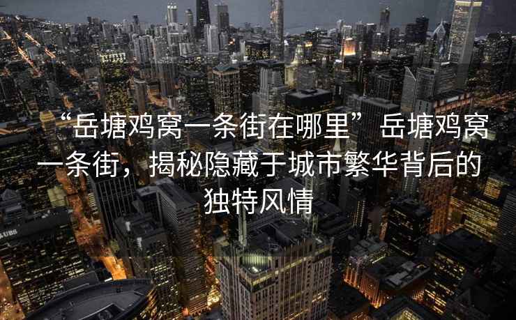 “岳塘鸡窝一条街在哪里”岳塘鸡窝一条街，揭秘隐藏于城市繁华背后的独特风情