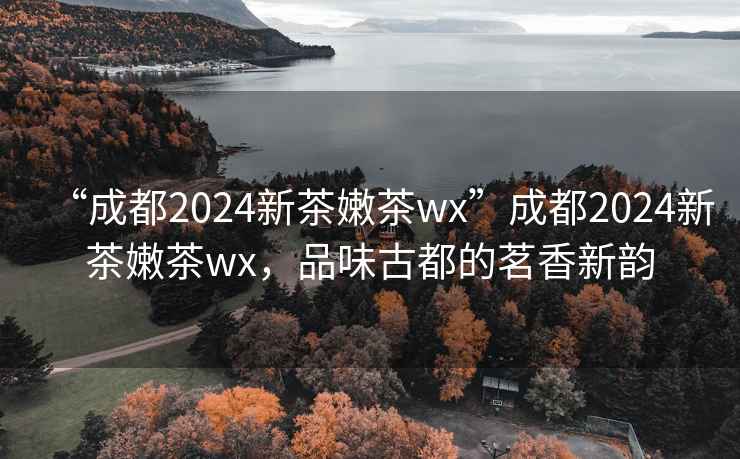 “成都2024新茶嫩茶wx”成都2024新茶嫩茶wx，品味古都的茗香新韵